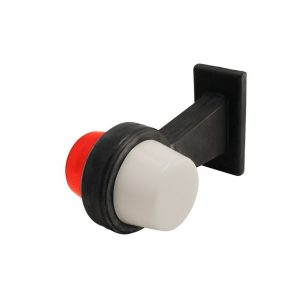 Positionslampa Rak 165mm Vit / Röd